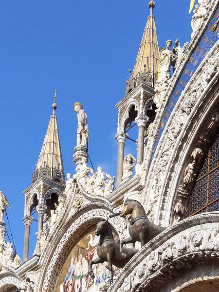 Horses,Basilica San Marco,St Mark's Basilica,Venice,Venezia,Church