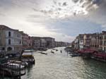 The Grande Canal from the Rialto Bridge