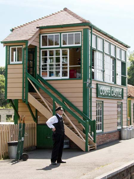 Corfe Castle,Signal Box,Swanage Railway,Heritage