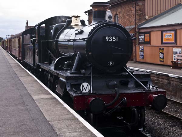 9351,Steam,Train,Bishops Lydeard,Station,West Somerset Railway