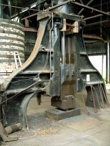 Telford,Ironbridge Gorge,Blists Hill Victorian Village,Museum,Wrought Iron Works,Steam Hammer