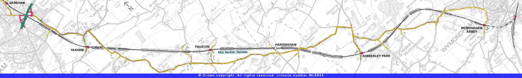 Old Railway Maps Map