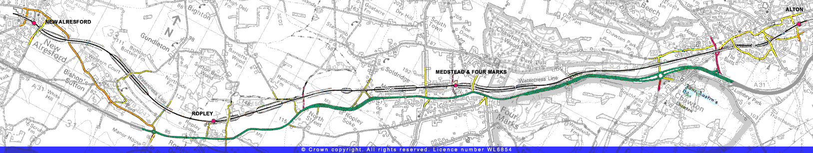 Old Railway Maps Map